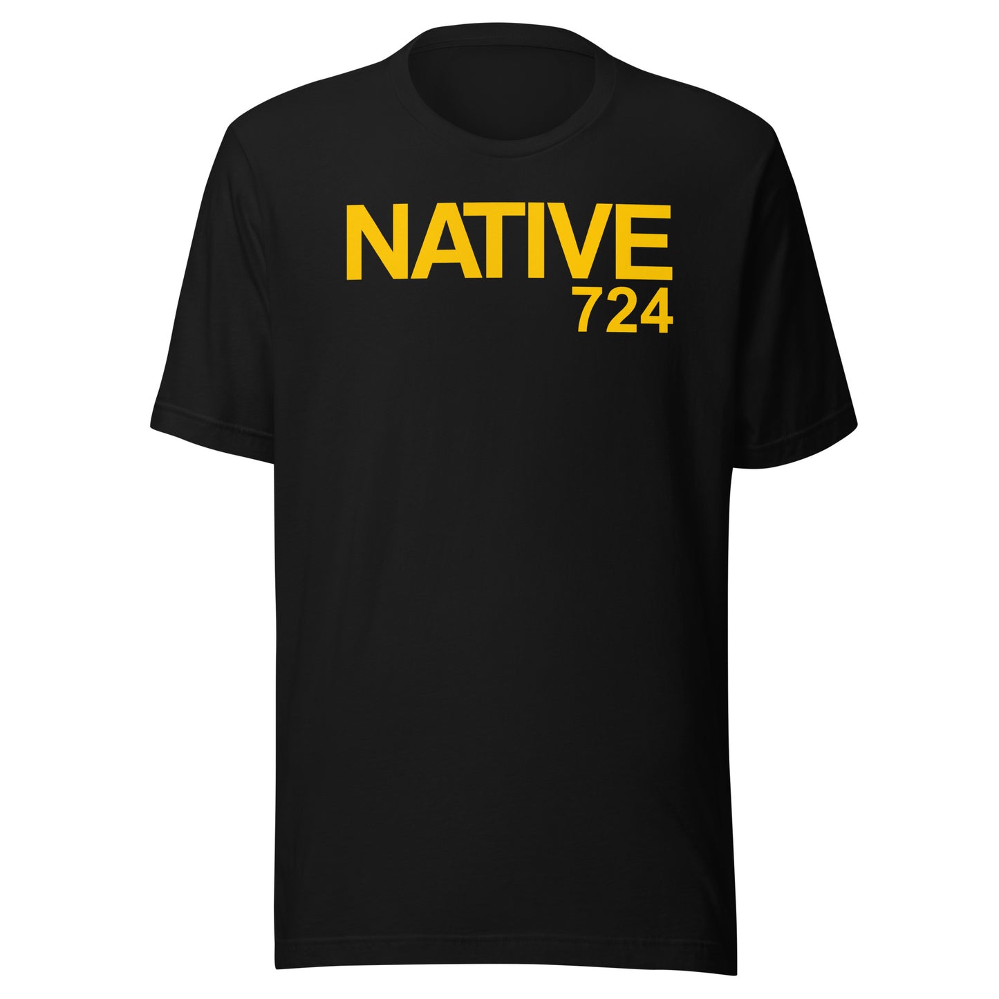 NATIVE 724 Classic Black & Gold T-Shirt