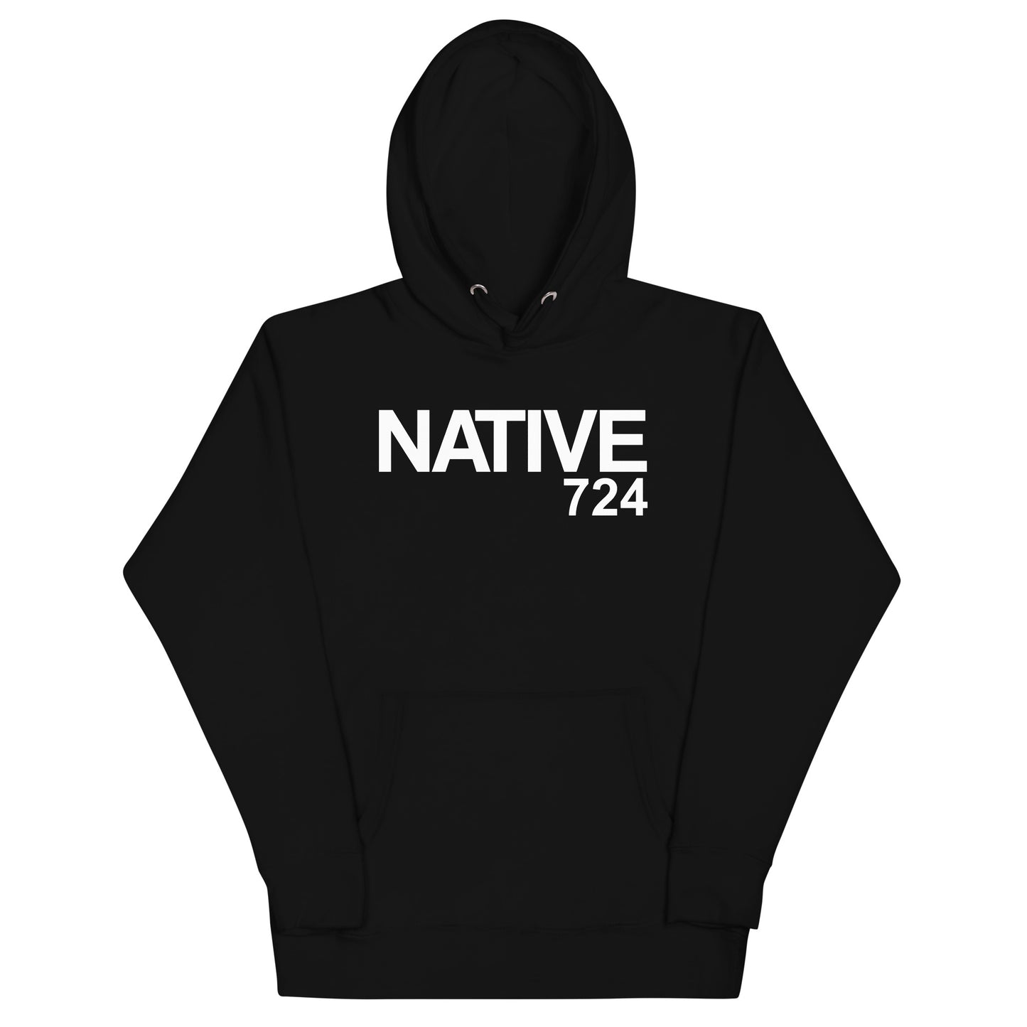 NATIVE 724 Classic Black & White Hoodie