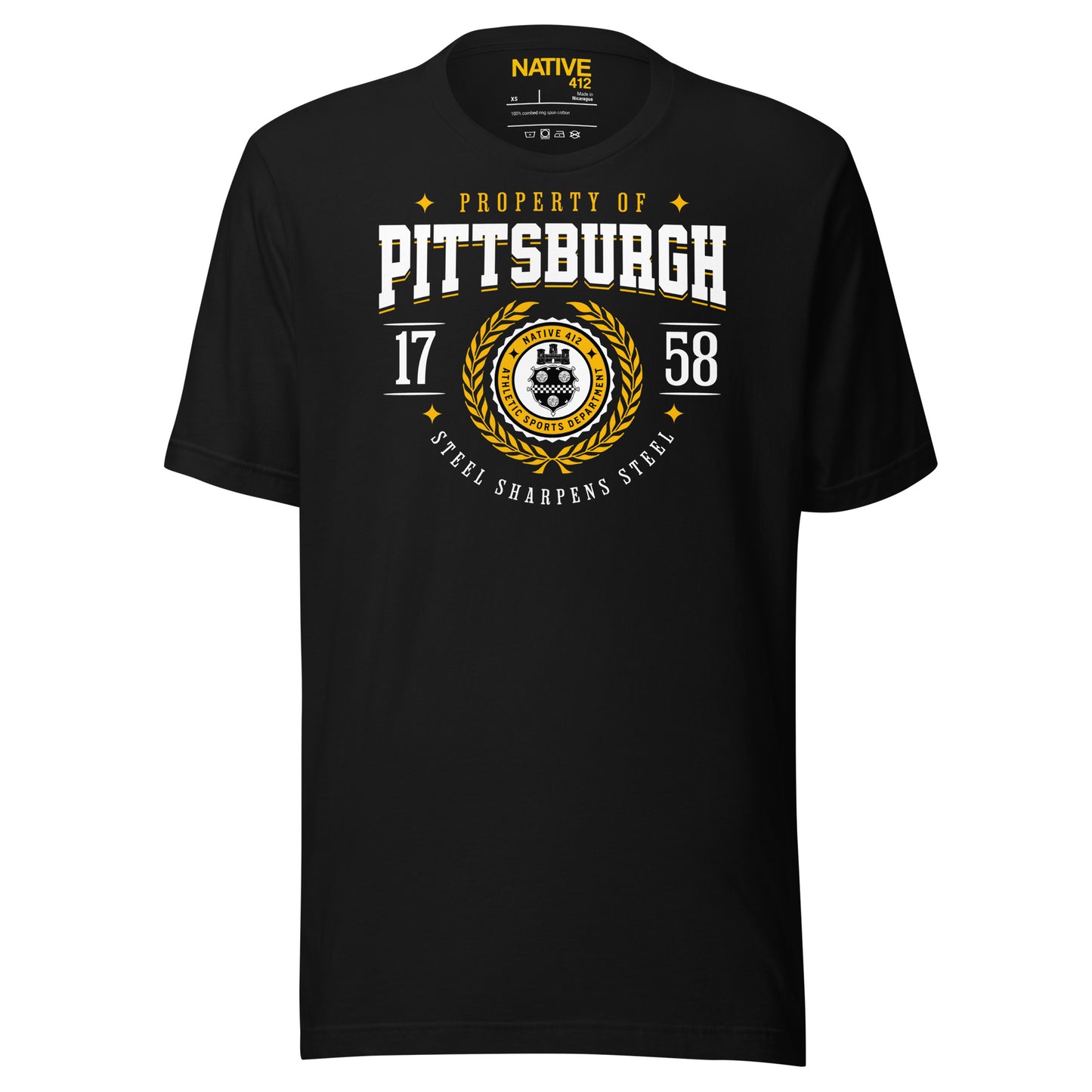 Property of Pittsburgh -Steel Sharpens Steel Unisex t-shirt