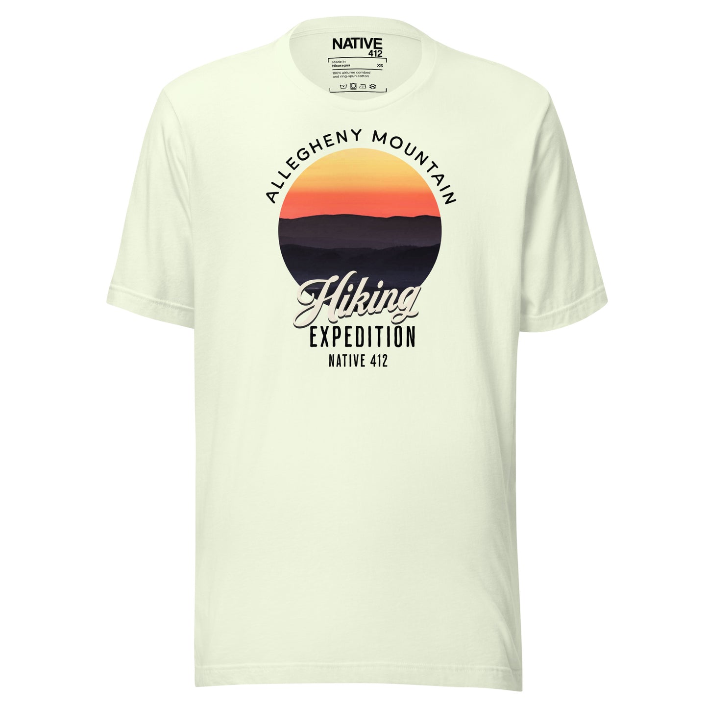 Allegheny Mountain Hiking Expedition Unisex t-shirt